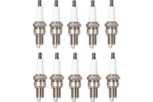 Hippotech Pack of 10 Spark Plug Fits for Honda GX120 GX160 GX200 GX240 GX270 GX340 GX390 Engine Lawn Mower