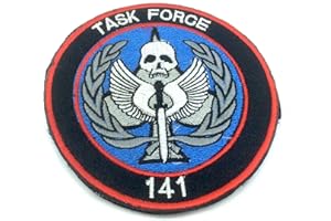 PATCH NATION Taskforce 141 Brodé Airsoft Morale Patch (Bleu)