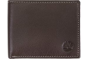 Timberland Men's Leather Wallet with Attached Flip Pocket