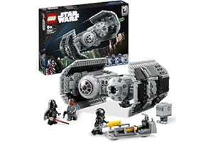 LEGO 75347 Star Wars TIE Bombe Spielzeug mit Darth Vader Minifigur mit Lichtschwert und Gonk-Droide, Starfighter Modell - Geschenk für Jungen und Mädchen ab 9 Jahren