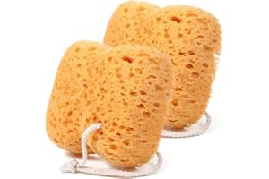 AOZUO 2 sztuki gąbek do kąpieli, ultramiękkie z gęstą pianką, gąbki prysznicowe dla kobiet i mężczyzn, większa złuszczająca gąbka do ciała do delikatnego i dokładnego oczyszczania wrażliwej