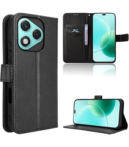 GOKEN Cover per Honor 400 Lite - Portafoglio in Pelle Sintetica con Calamita, Silicone Interno Antiurto, Custodia Libro Flip Magnetica con Slot per Carte e Stand -Blu