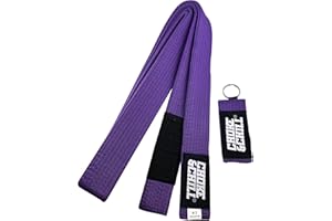 Choke&Chill BJJ Brazilian Jiu-Jitsu - Cinturón con llavero para adultos y niños Luta Livre