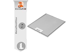 DREHFLEX AK109-Filtro metálico para campana extractora (305 x 267 mm, para AEG Electrolux 4055250429 Elica GRI0009219A KIT0010805 93952919 Whirlpool Bauknecht 480122102168 C00314158 ARI314158)