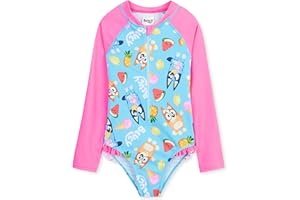 BlueY Costume Piscina Bambina Costumi da Bagno Bambini Piccoli o Completo Monopezzo o Rash Guard per Piscina Spiaggia Idee Regalo