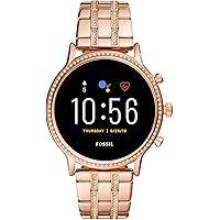 Fossil Gen 5 Julianna Stainless Steel Touchscreen Smartwatch with Speaker, Heart Rate, GPS and Smartphone Notifications - FTW6035