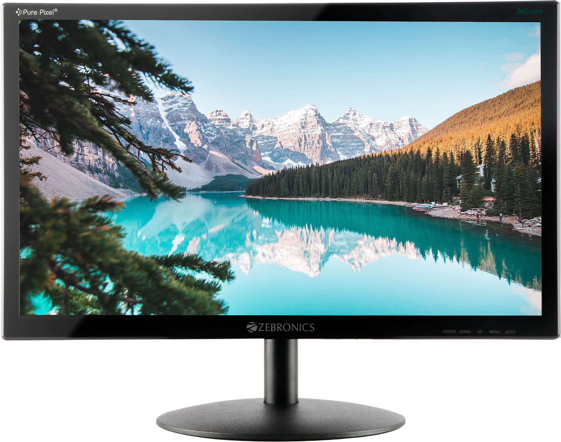 ZEBRONICS Zeb-V19Hd 18.5 Inch (46.99 Cm) Led Monitor with Supporting Hdmi, Vga Input, Hd 1366 X 768 Pixels, 16.7M Colors, Glo