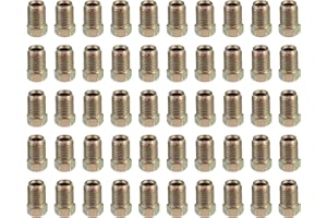 X AUTOHAUX 50pcs Motorcycle Brake Line Tube Fittings M10 PP54
