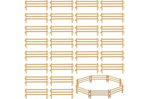 HAOBIN 60 Pezzi Accessori Per Pannelli Recinto Ingresso Recinzione Plastica Della Fattoria Giocattoli Fattoria Di Recinzione Forniture Per La Decorazione Del Paesaggio In Miniatura Della Casa Delle