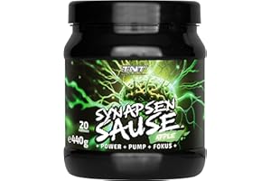 ‎TNT TRUE NUTRITION TECHNOLOGY TNT Synapsensause "Apfel" (440g) • Pre-Workout Booster • Fitness & Bodybuilding Booster • Trainingsbooster mit L-Citrulline, Koffein & Guarana • Hochwertig, Laborgetestet, Made in Germany