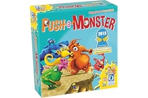 ASMODEE Queen Games | Push a Monster | Jeu d'adresse | À partir de 5 ans | 2 à 4 joueurs | 15 minutes