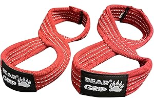 BEAR GRIP - Figure 8 Sangles d'haltérophilie Elite Edition