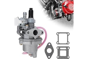 MTATCN PZ13 Carburateur 13mm Carb pour 47cc 49cc Pocket Bike 2 Temps Moteur Mini Carb Quad ATV Moto Dirt Bike - Alliage de zinc amélioré