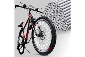 flintronic Riflettori per Raggi, Copri Raggi Catarifrangenti, Riflettori Raggi Bicicletta, Catarifrangenti per Bici Set in Materiale catarinfrangente visibilità a 360 ° e Montaggio Facile