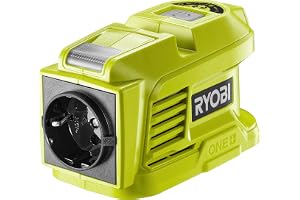 RYOBI 18 V ONE+ batteridriven växelriktare RY18BI150A-0 (växelströmförsörjning på 230 V/150 W, utan batteri och laddare i låda)