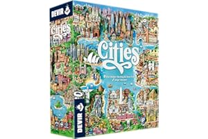 Devir Cities – Juego de Mesa de Construcción de Ciudades | Estrategia y Colocación de Trabajadores | Autor de Sushi Go | para 2-4 Jugadores, 10+ Años, Edición en Español (BGCITSP)