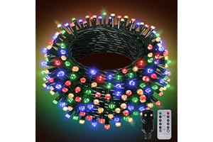 Hzitcigm Guirlande Lumineuse 100M 1000LED Multicolore, Noël Guirlande Lumineuse Dimmable 8 Modes avec Télécommande Étanche IP44 Guirlande Lumineuse Extérieur Noël Décoration Intérieur de Fête Noël