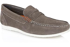 Silver Street London Stanhope Mens Casual Suede Slip on Loafers Sizes 7-12