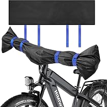 fahrradlenker schutz Omtofo Lenkerschutzhülle Ebike Transportschutz Regenschutz Lenkerschutz Schutzhülle vor Nässe Staub und Schmutz Lenkerschutz Ebike mit Zips Für alle (Blau) Sport & Freizeit Kalorienverbrauch: So lange musst Electronics Headlight:Premium - 1000 lumens