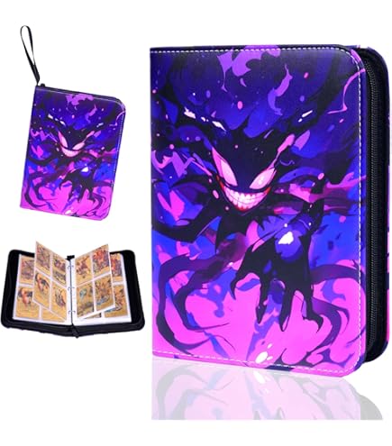 Carpeta Tarjetas 50 Páginas Regalo Niños Álbum De Recortes De Tarjetas, 400 Bolsillos, 50 Páginas, álbumes De Tarjetas Coleccionables, Impermeables, Regalos Exquisitos (400 Bolsillos, Negro Album Tarjetas Futbol Beisbol