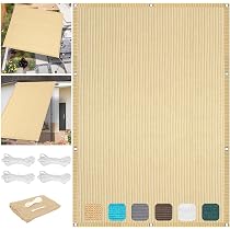 Sonnensegel Rechteckig 5,5x10 M – Wasserdicht, 98% UV-Schutz, Mit Befestigungsseilen Für Garten & Terrasse