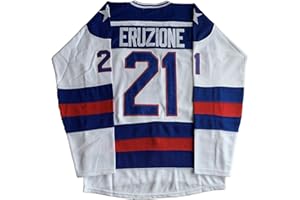 YWIES USA Hockey Trikot 1980 Olympische Mannschaft Eishockey Trikots genäht Buchstaben und Zahlen S-XXXL