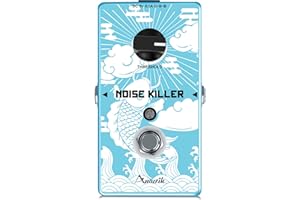 Amuzik Noise Killer Guitar Effect Pedal Noise Gate Noise Suppressor for Electric Guitar and Bass Rock Music Pedal, Sky Blue
