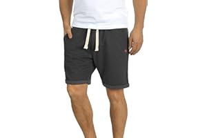 BLEND Timo Pantalón Corto Chándal Sweat- Bermudas para Hombre con Forro Polar Suave Al Tacto