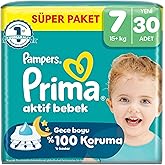 Prima Aktif Bebek S&uuml;per Paket 7 Beden 30 Adet