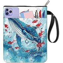 CRASPIRE Buchhülle Meeresschildkröte - Wasserdichter Bucheinband Mit Reißverschluss