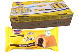 KUCHEN MEISTER KuchenMeister mini Kuchen Snack Marmor 35 g im 27er Pack | Saftiger Marmorkuchen | Einzeln verpackte Mini Küchlein | Leckerer Kuchengenuss zwischendurch | Halal-zertifiziert | 27 x 35 g