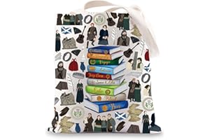 BWWKTOP Outlander Tote Bag Claire & Jamie Fans Gift Scotland Sassenach Travel Shoulder Bag Outlander Merch
