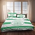 Officially Licensed Celtic FC Double Bedding Set – Reversible and Includes Pillowcase – Perfect for Kids – For Bhoys and Wee Lasses Of Celtic