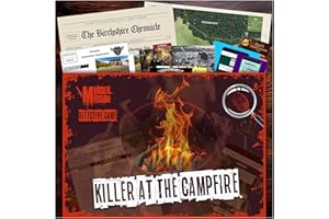 Murder Mission Mystery Detective Game - Killer At the Campfire Unsolved Open Case File - Dinner Parties Groups Couples or Solo Players