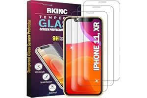 RKINC 3 Stück, Panzerglas Schutz Glas für iPhone 11 / iPhone XR 6.1-Inch, Panzer HD Displayschutzfolie, 0,33 mm kratzfest, splitterfrei, blasenfrei, lebenslangeGarantie