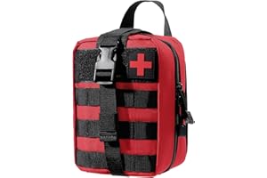 Kyrio Torba pierwszej pomocy pusta taktyczna torba Molle Outdoor Medical Package, Rip-Away EMT Tools Bag For Medical, Climbing Rescue Tools Package Wielofunkcyjny pas wojskowy pakiet użytkowy