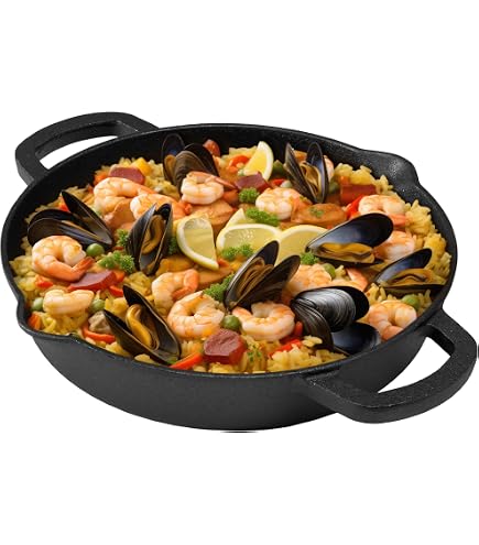 Home Granchef Tegame Antiaderente 22 Cm Con Due Manici - Alluminio Pressofuso, Nero