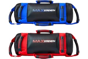 MaxStrength Boxing Power Bag Filled with Sand Bag 5kg, 10kg, 15kg, 20kg Cross Fit Exercise Training MMA Weight Bags, Beach Bag, Exercise Bag for Stamina Booster