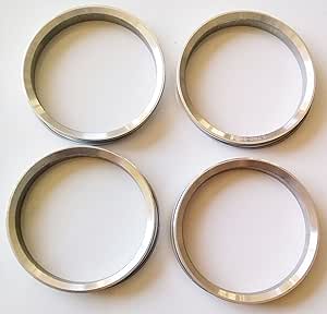 4 anelli di centraggio in alluminio Alu 70,0-67,1