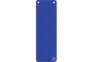 Trendy Sport Trainingsmatte - ProfiGymMat - Therapiematte mit Ösen - 180 x 60 x 1,5 cm, blau