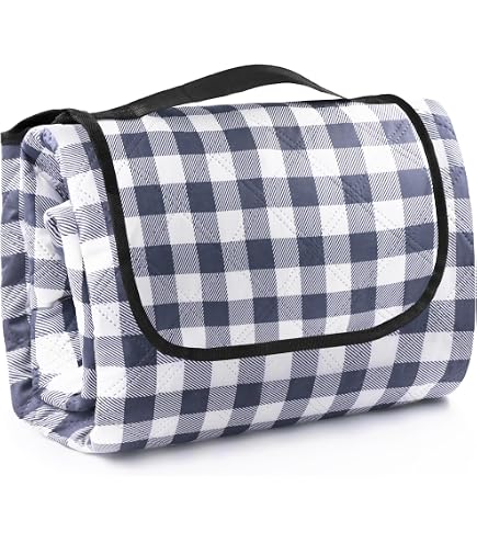 Coperta da Picnic Impermeabile 200x300cm,Foresta Aurora Grande Coperta da Picnic Lavabile in Lavatrice,Portatile Tappetino da Spiaggia Pieghevole con Manici per Viaggi,Campeggio All'aperto,Parchi