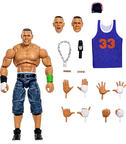 WWE Figurki akcji | Figurka WWE Elite John Cena z akcesoriami