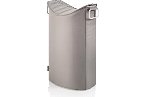 blomus tvättkorg fresco- tvättkorg 65 liter brungrå