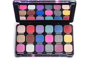 Revolution Beauty London, Forever Flawless, Eyeshadow Palette, Constellation, 18 Shades, 19.8g