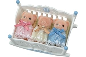 Sylvanian Families - 5866 Kexbjörn sovande trillingar - Dockhus