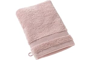 SCHÖNER WOHNEN KOLLEKTION SCHÖNER WOHNEN Guanto da bagno in spugna - Rosa - 16x21cm - Lavetta Viso - salvietta in 100% cotone - molto assorbente - Oeko-Tex - 500g/m2 - Hotel e B&B - qualità di lusso