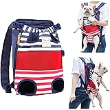 PETTOM Borsa Frontale per Cani Morbido Marsupio Tela Zaino Cane Traspirante Leggero Taglia Piccola Media Cane Gatto Fino a 12