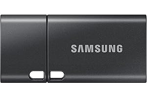 Samsung USB-Stick, USB-C, 512 GB, 400 MB/s Lesen, 110 MB/s Schreiben, USB 3.2 Gen1 Flash Drive für Notebooks, Tablets und Smartphones, Titan Gray, MUF-512DA4/APC