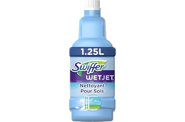 Swiffer Wetjet Solution Nettoyante Pour Balai Spray 1,25 Litre : Amazon.fr:  Cuisine Et Maison