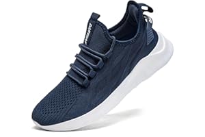 QIJGS Mens Trainers Running Walking Shoes Tennis Jogging Gym Fitness Sneakers